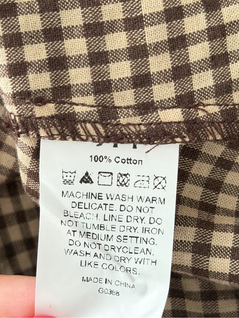 RIHOAS Brown Gingham Pleated Midi Dress NWT Size L - Picture 7 of 7